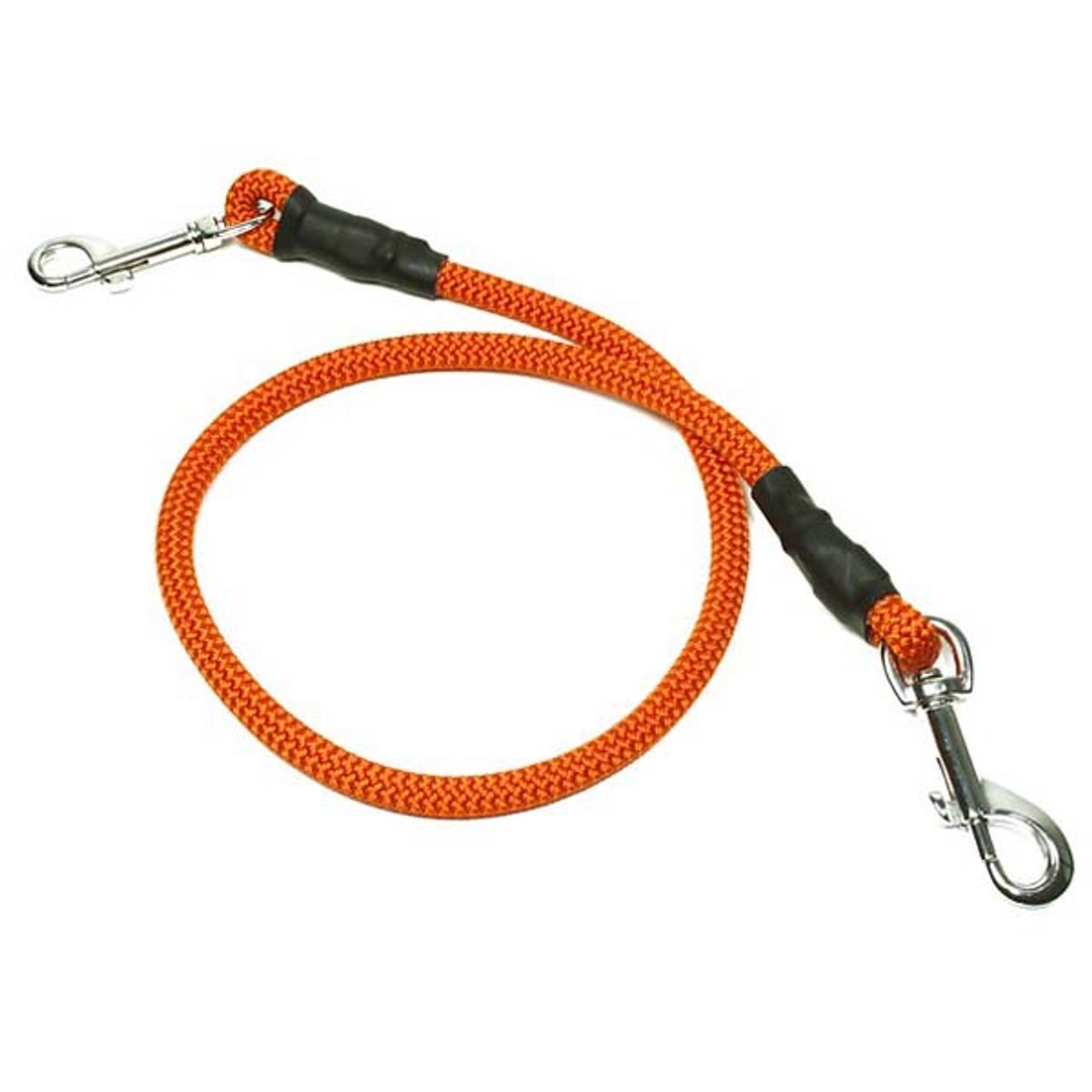 Mystique® Hundeline med 2 karabinhager 60cm-Orange