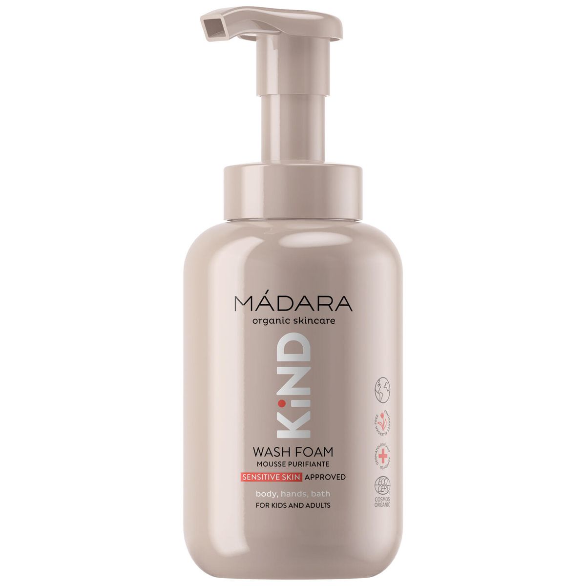 Mádara, KIND Wash Foam, 300 ml. - Hudpleje, Kropspleje, Børn, Børne produkter, Børne venlige hudplejeprodukter, Børne kropsvask