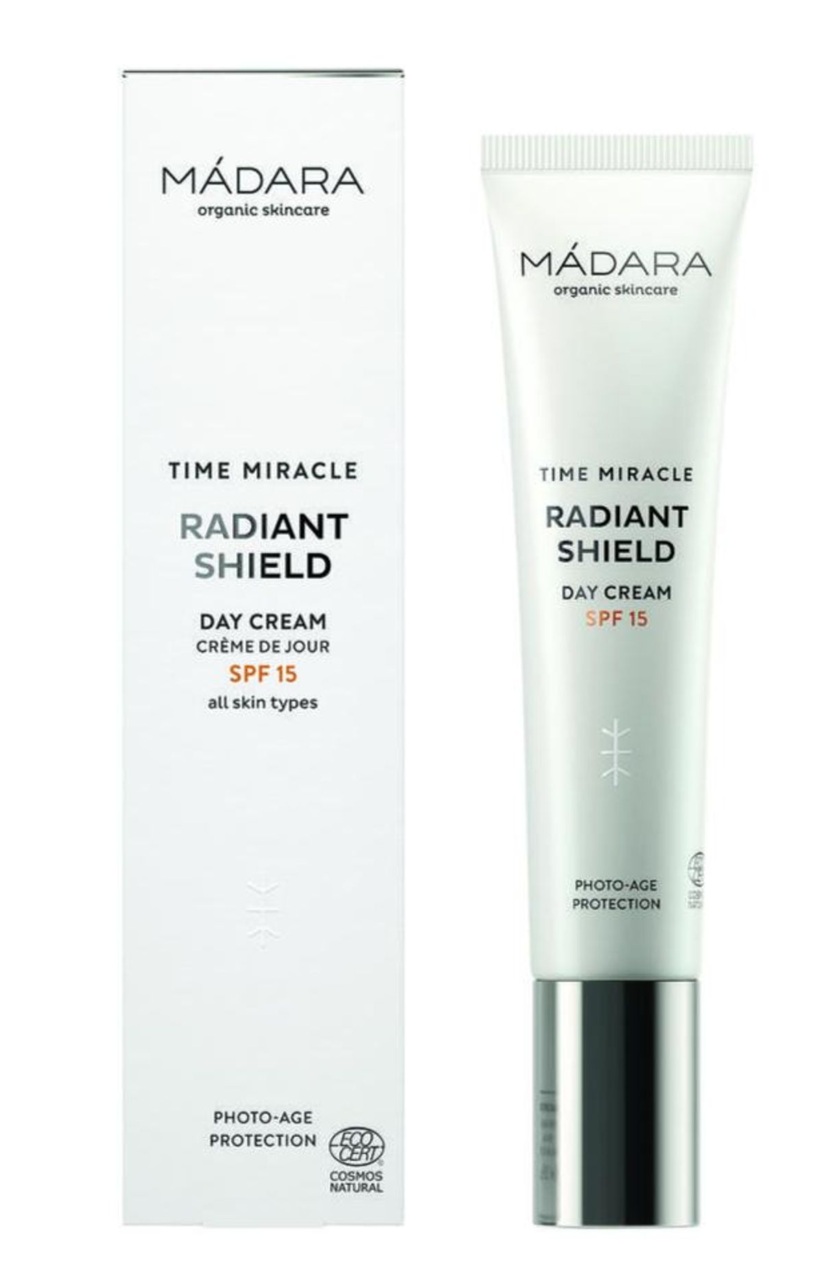 MÃDARA Time Miracle Radiant Shield Day Cream spf 15, 40ml