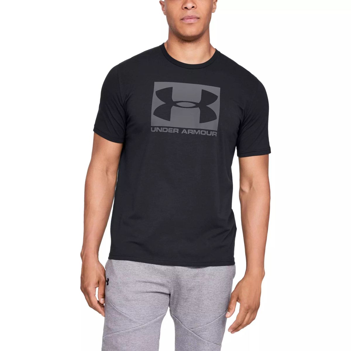 Mænds Under Armour - Charged Cotton T-shirt - Sort XS