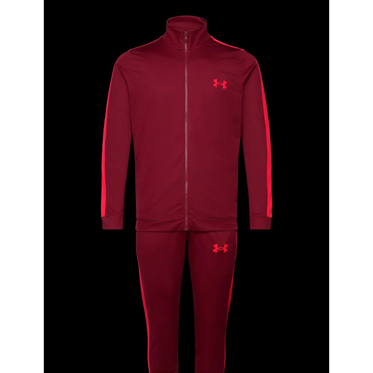 Mænds Under Armour - Knit Track Suit - Cardinal Red XS