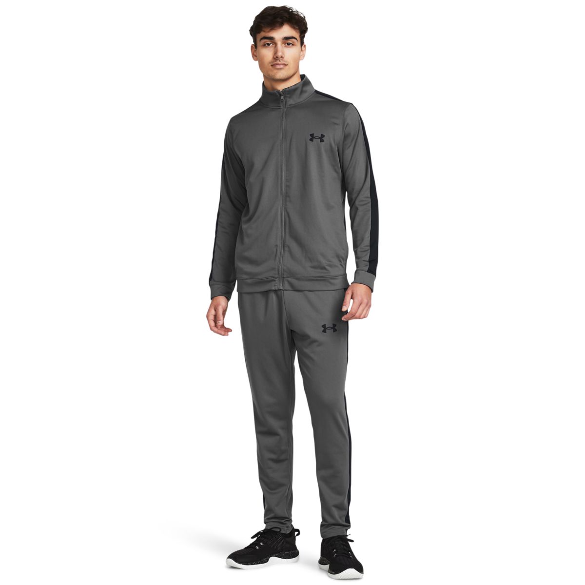 Mænds Under Armour - Knit TrackSuit - Castlerock 3XL