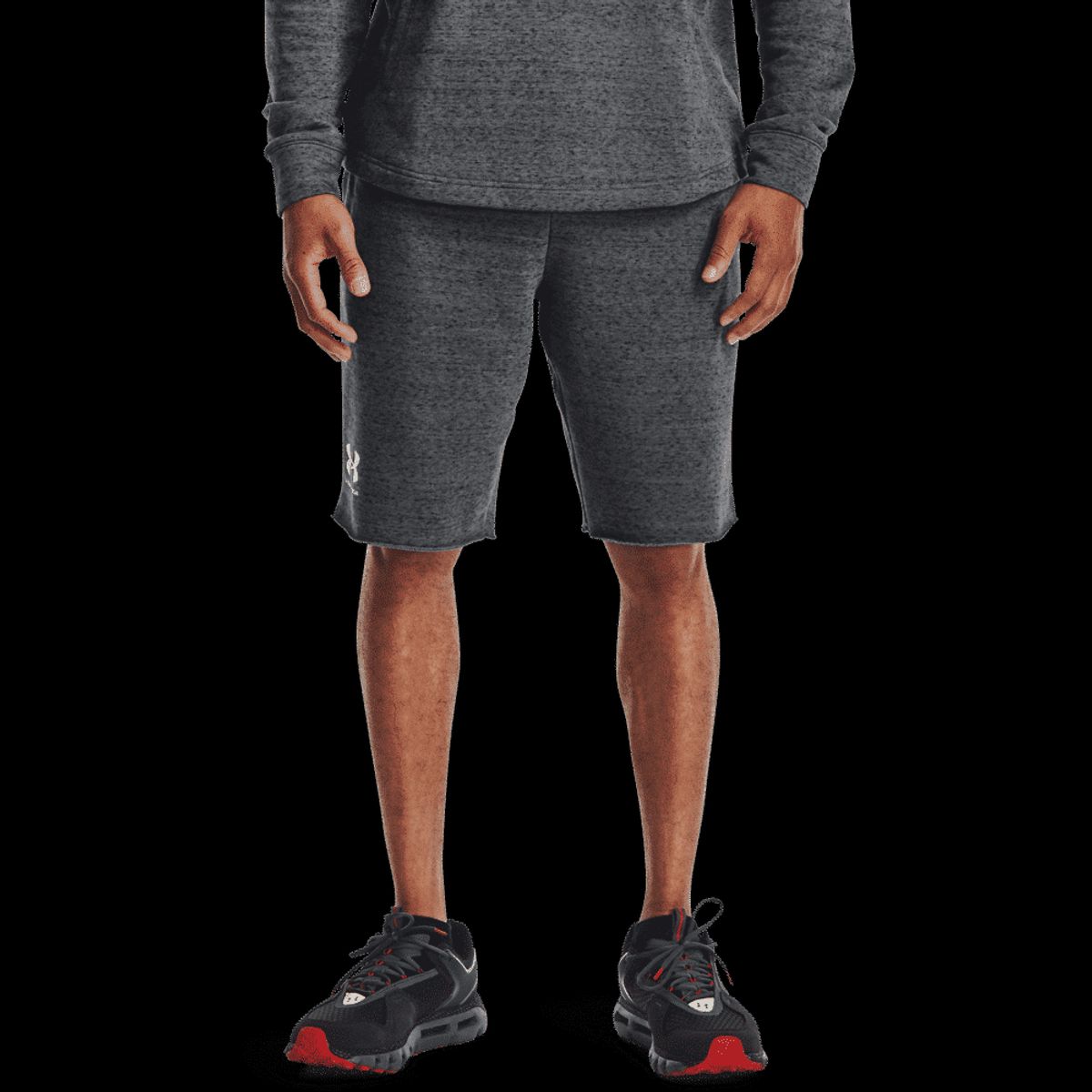 Mænds Under Armour - Rival Terry Shorts - Pitch Gray S