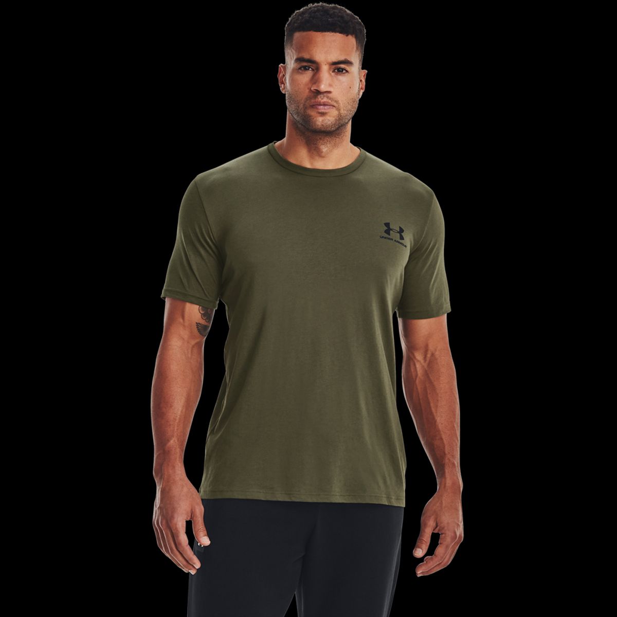 Mænds Under Armour - Sportstyle Left Chest - Marine Green S