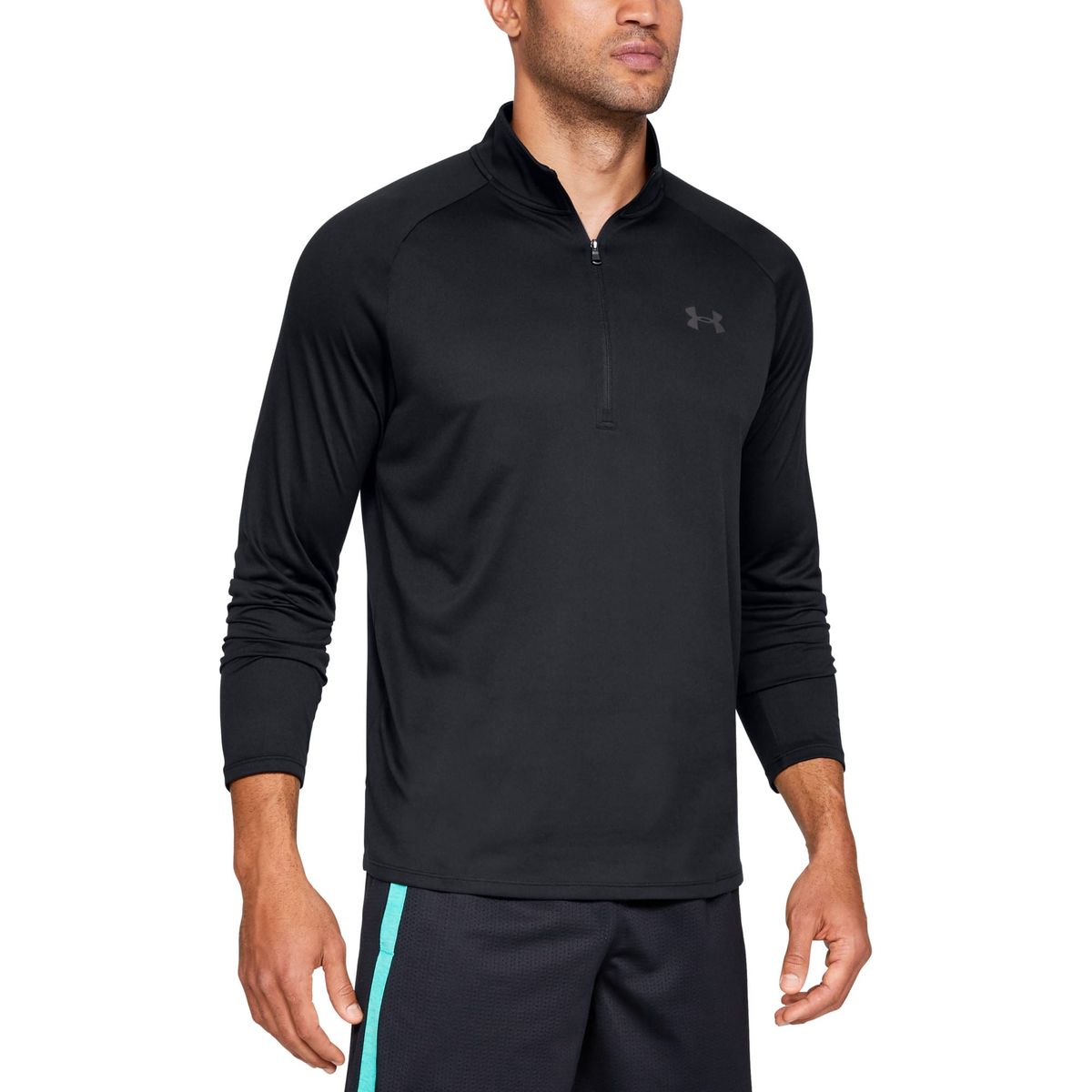 Mænds Under Armour - Tech 2.0 Langærmet 1/2 zip - Black 4XL