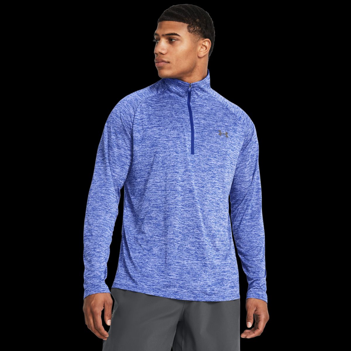 Mænds Under Armour - Tech 2.0 Langærmet 1/2 zip - Royal 4XL