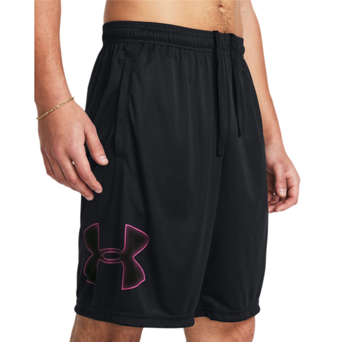 Mænds Under Armour - Tech Graphic Shorts - Black / Astro Pink M