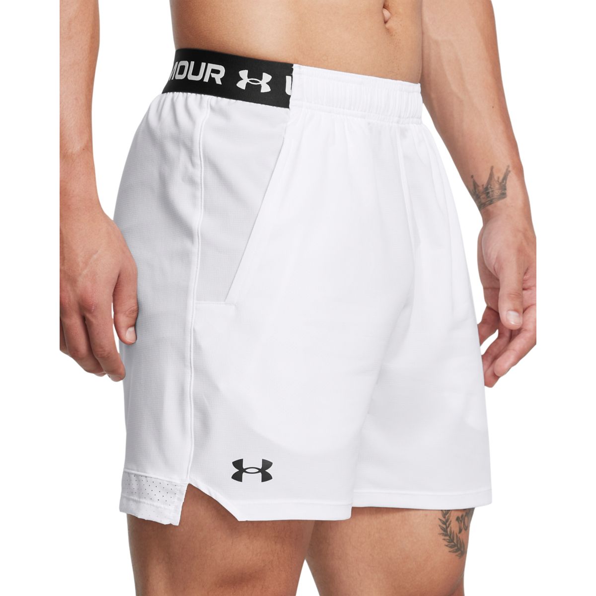 Mænds Under Armour - Vanish Woven 6" Shorts - White L