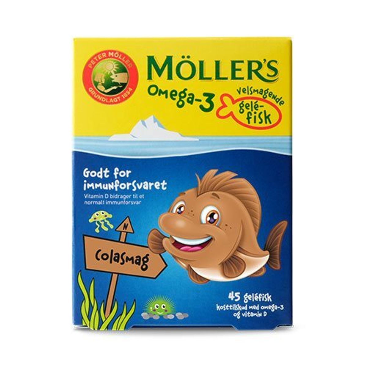 Møllers Omega-3 Fisk Cola gummies - 45 gum