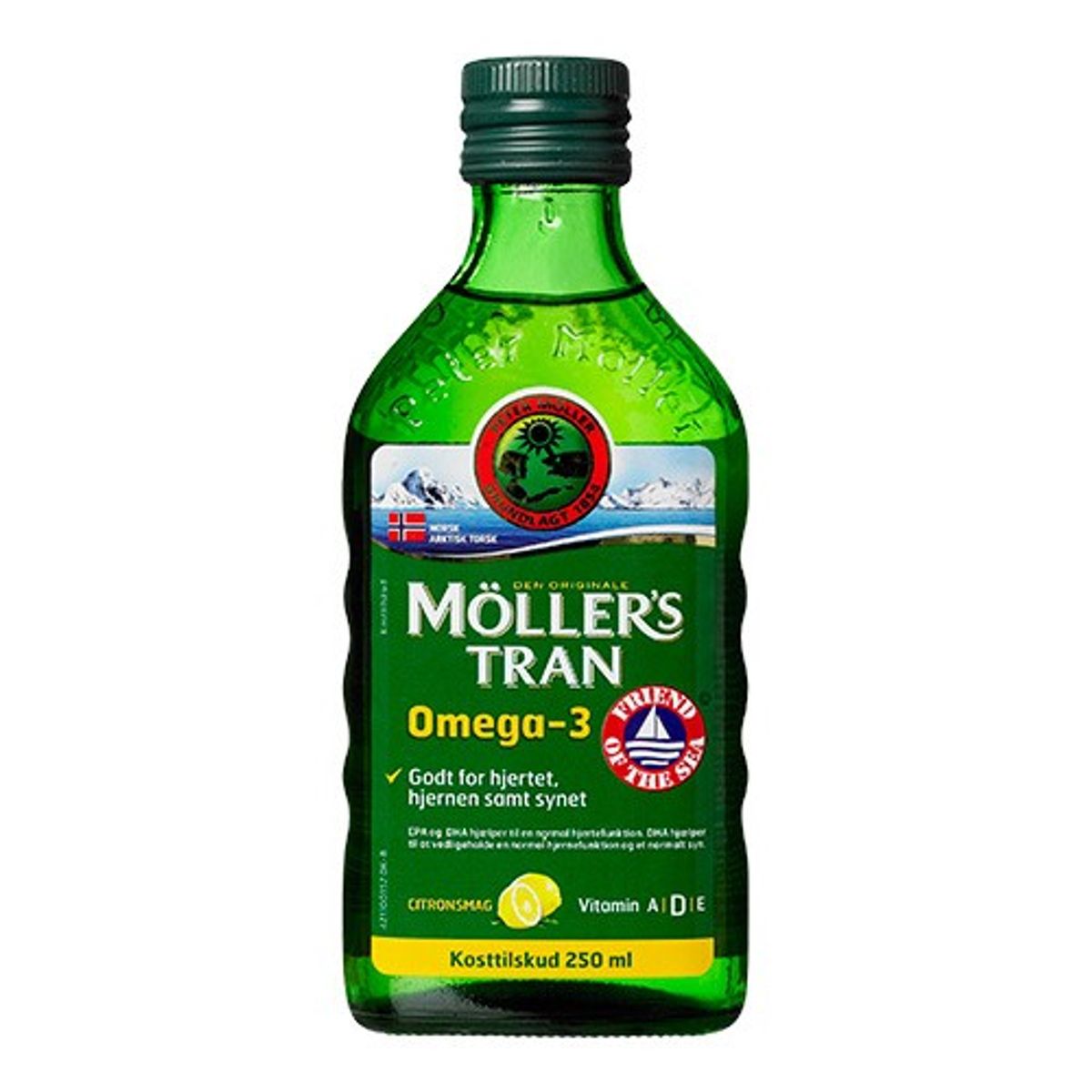 Møllers Tran med Citrus omega-3 - 250 ml - Møllers Tran