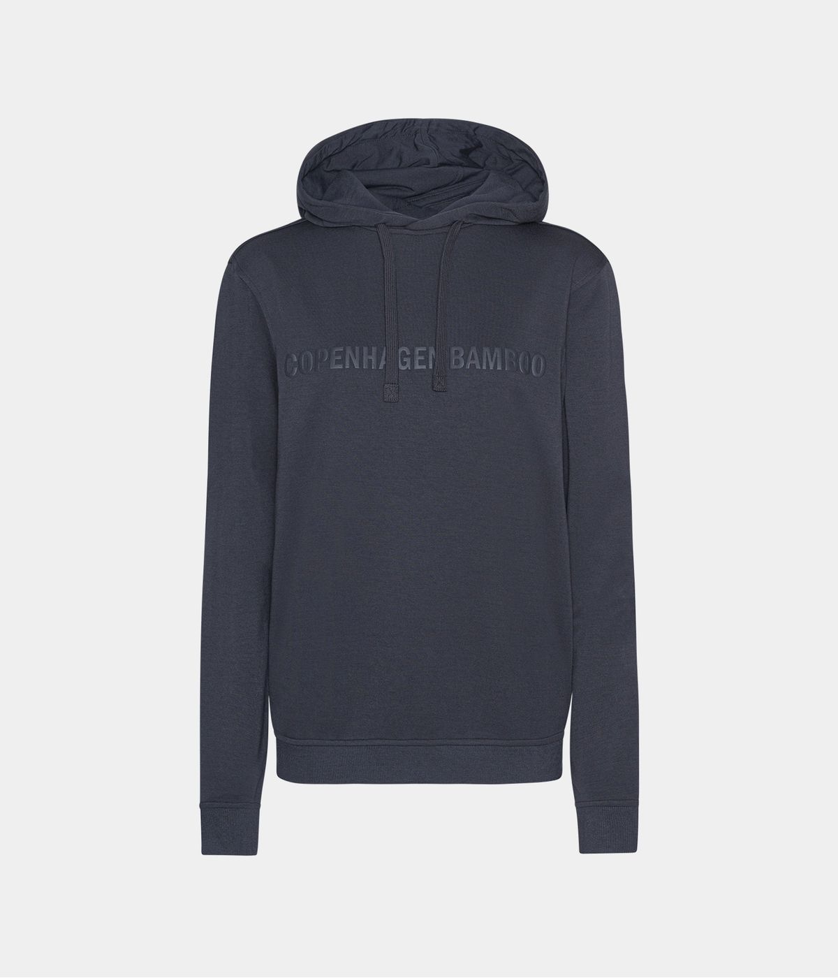 Mørkegrå bambus hoodie til dame med logo fra Copenhagen Bamboo, L