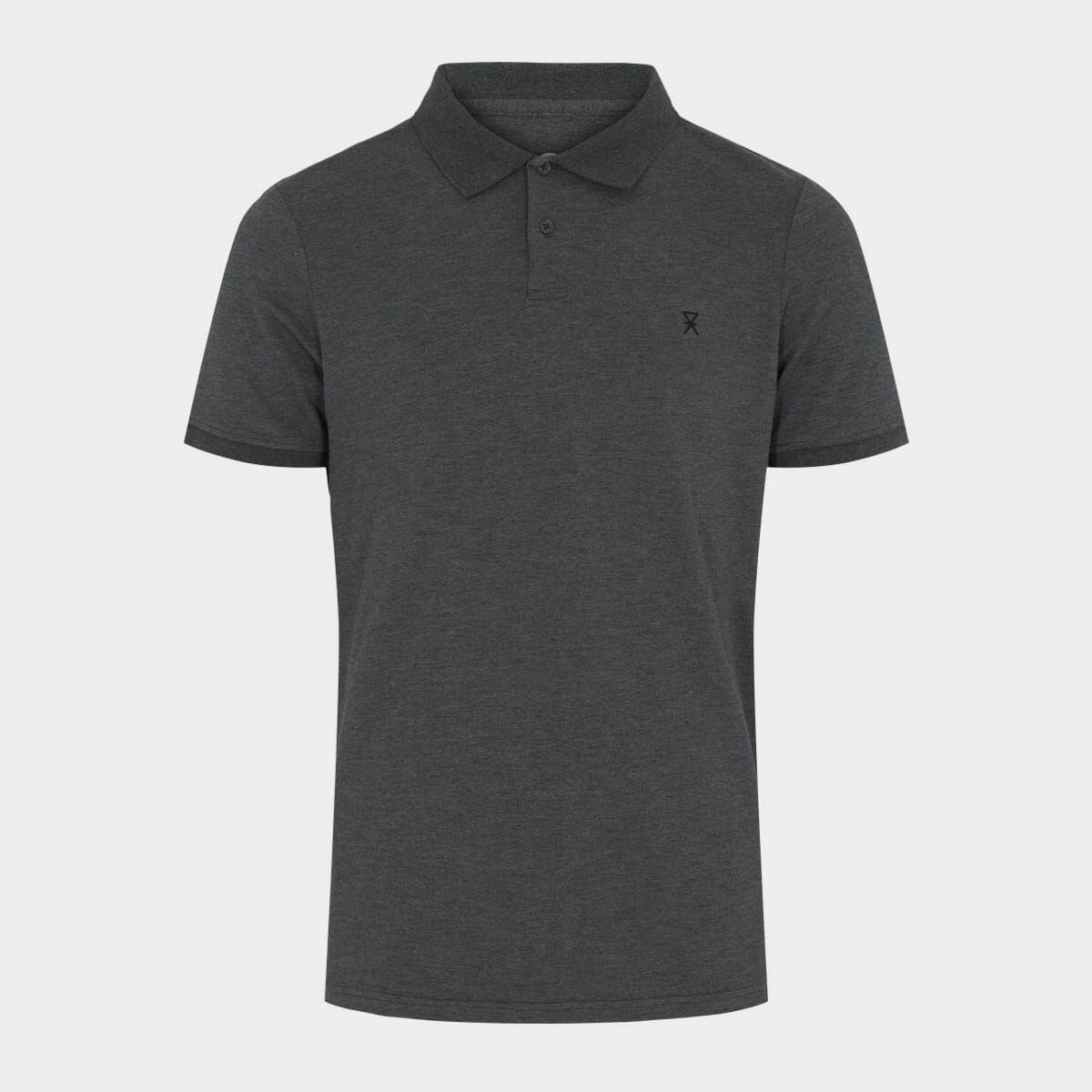 Mørkegrå pique bambus polo shirt til mænd fra JBS of Denmark, L