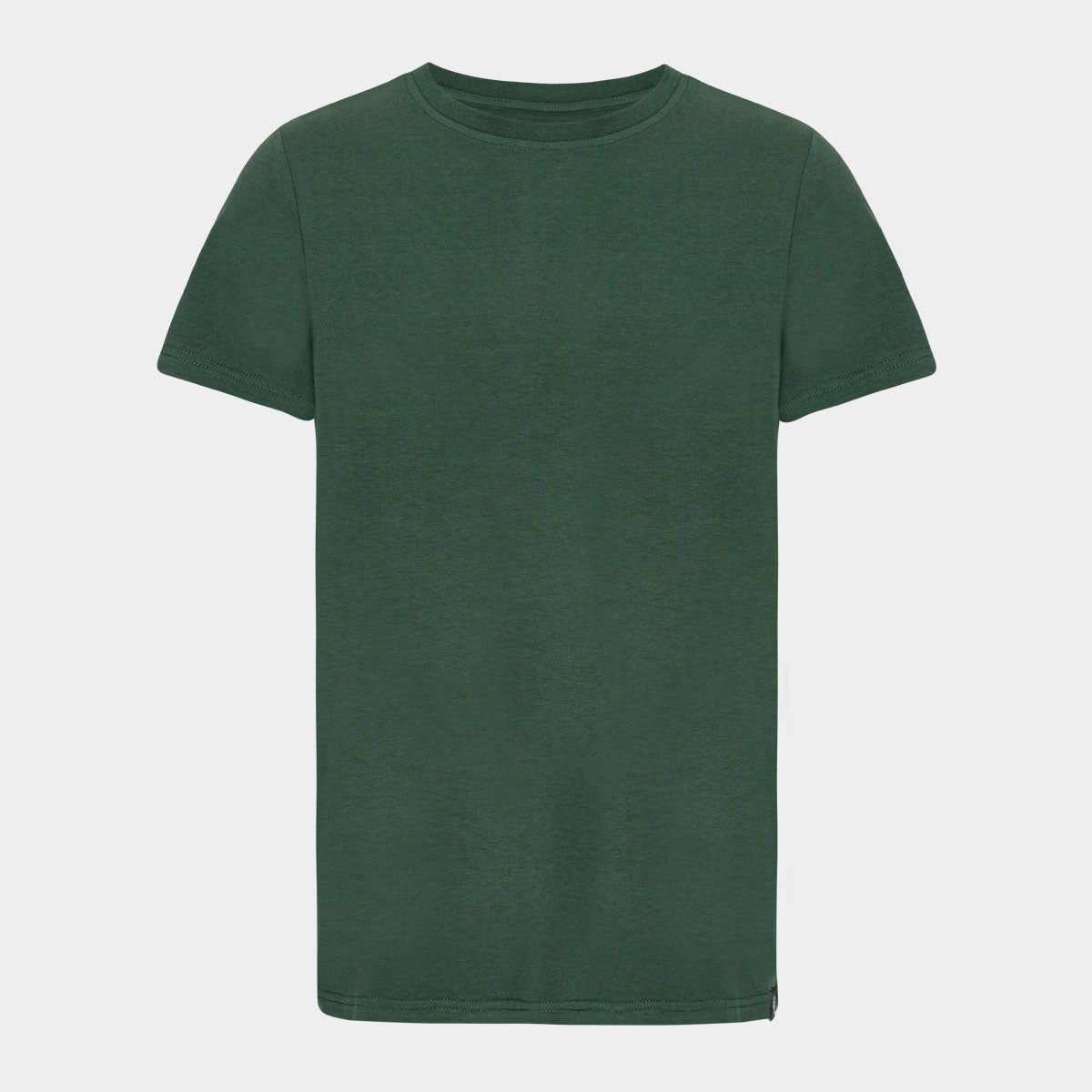 Mørkegrøn bambus T-shirt med crew neck til mænd fra Copenhagen Bamboo, XXXL