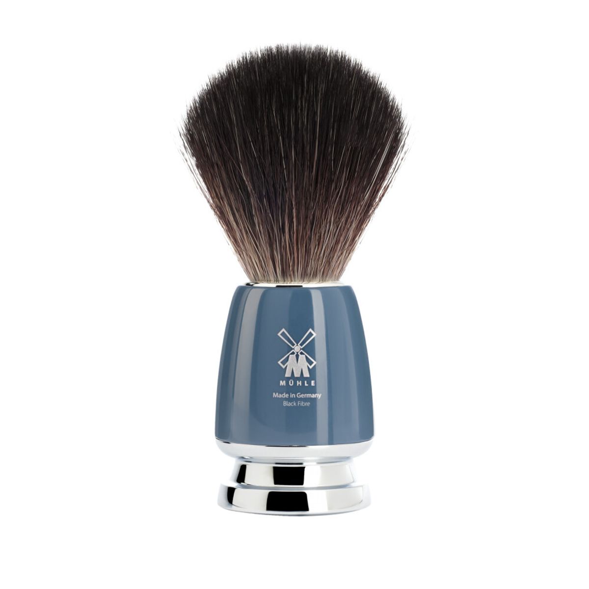 Mühle Black Fibre Barberkost, 21 mm, Rytmo, Petroleumsblå