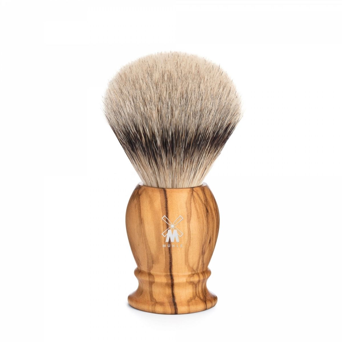 Mühle Silvertip Barberkost, 21 mm, Classic, Oliventræ