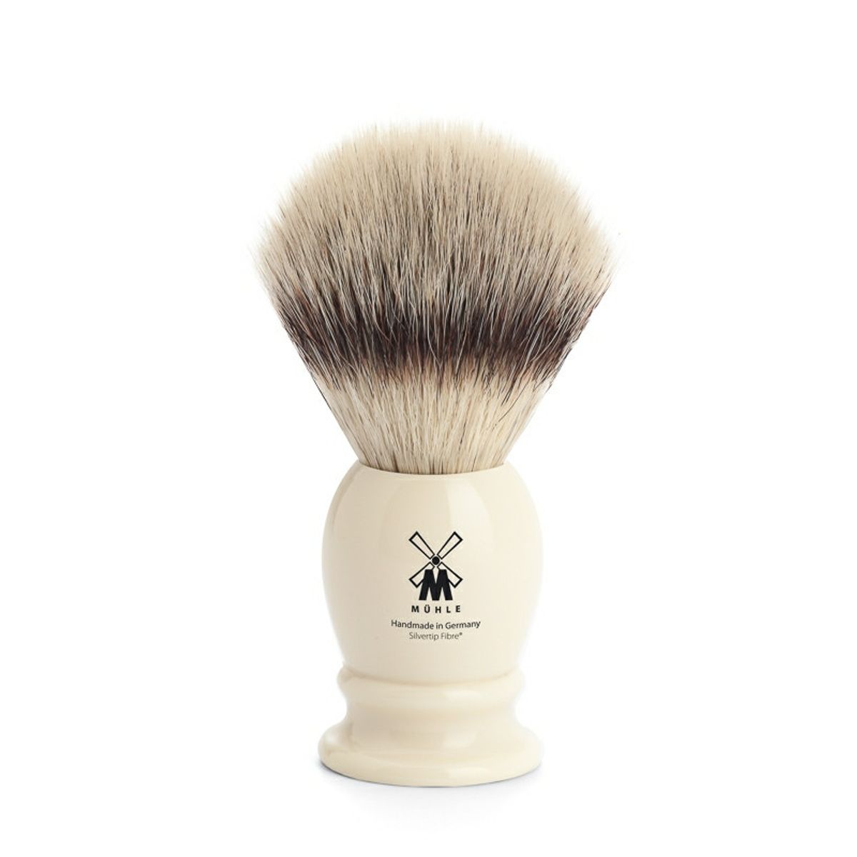 Mühle Silvertip Fibre ®, Barberkost, 21 mm, Classic, Hvid Kunstharpiks