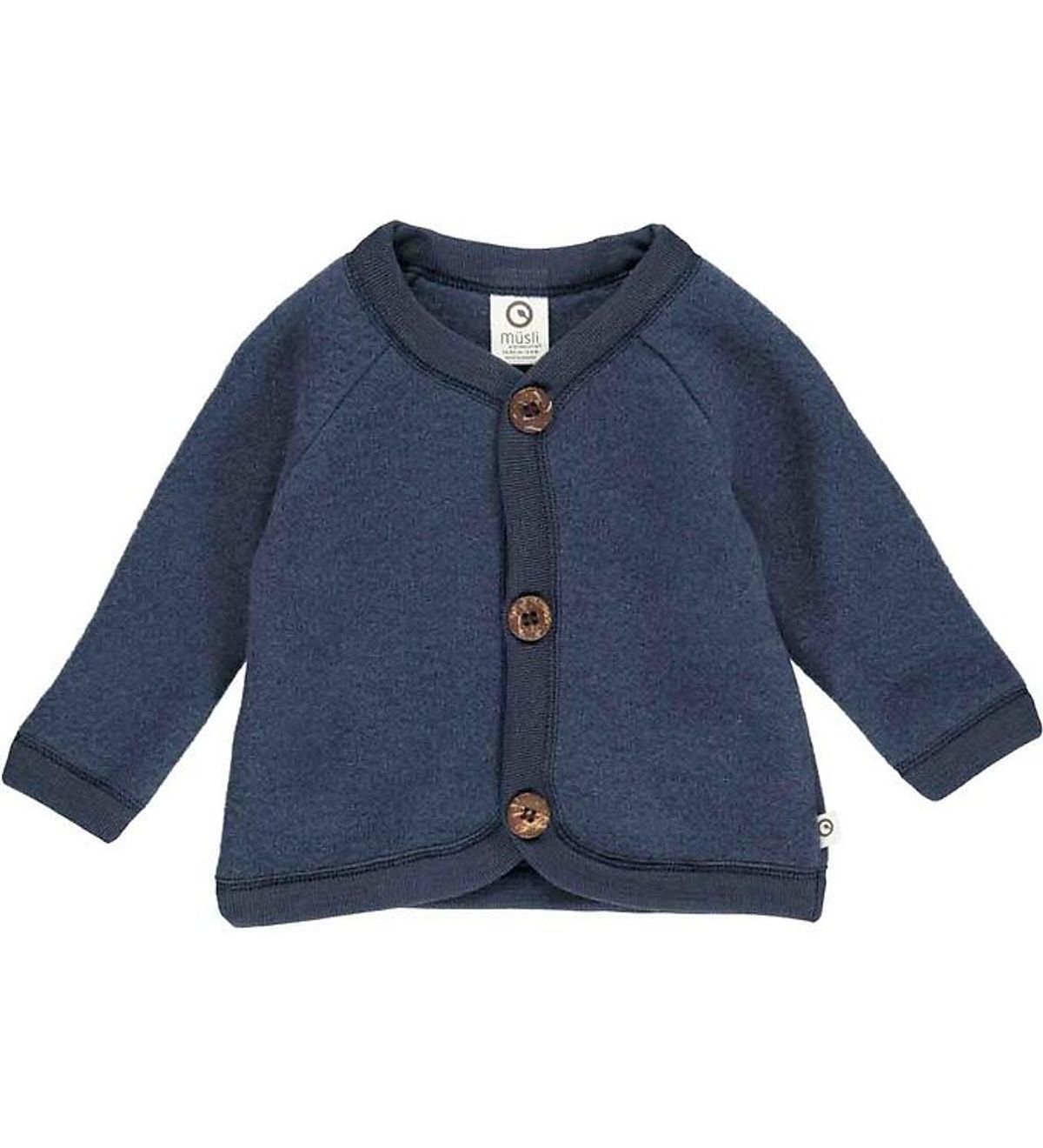 Müsli Cardigan - Uld - Night Blue