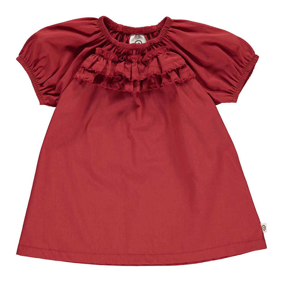 Müsli Kjole - Poplin - Berry Red