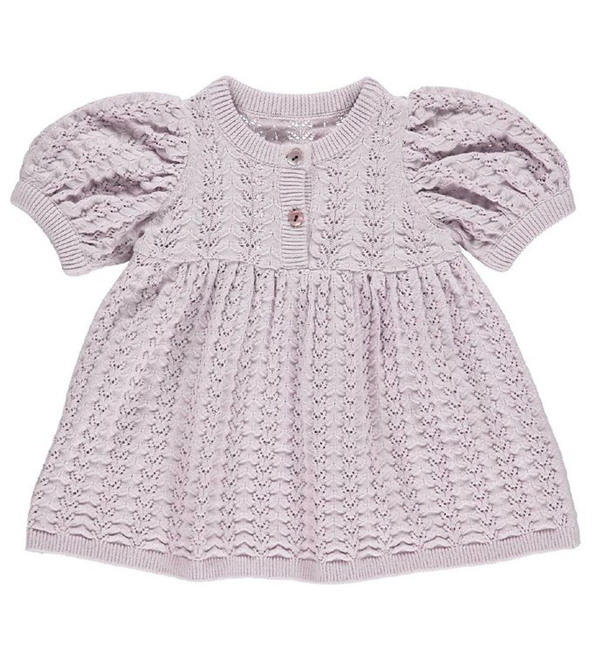 Müsli Kjole - Strik - Needle Out - Soft Lilac