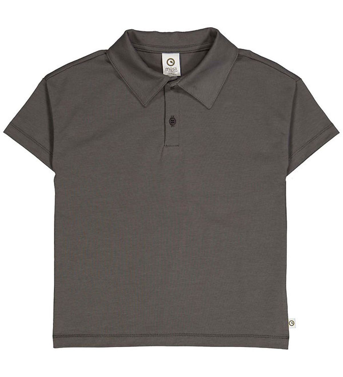 Müsli T-shirt - Cozy Me Collar - Tower Grey