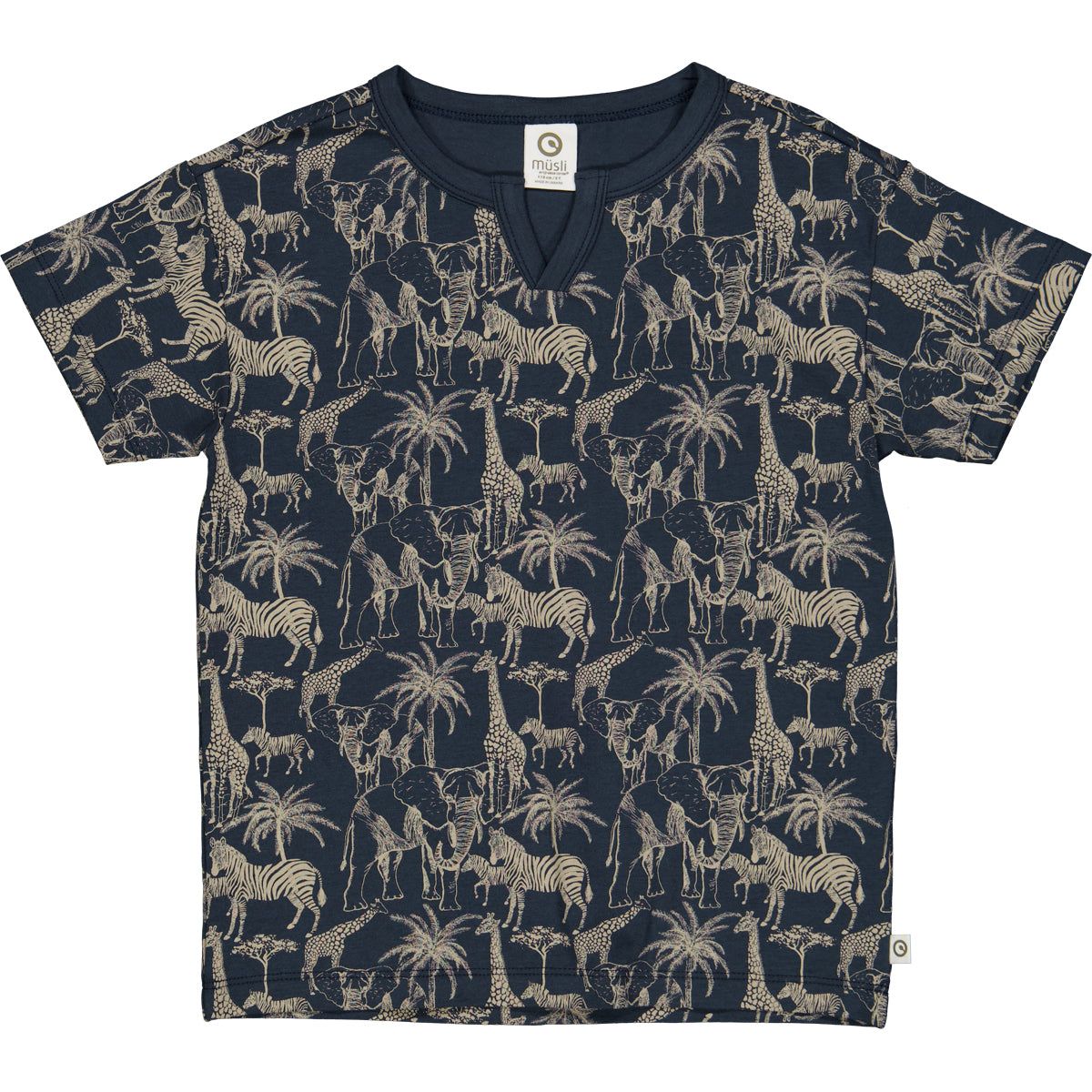 Müsli T-shirt Safari V-neck - Müsli - T-shirts - GladeRollinger.dk