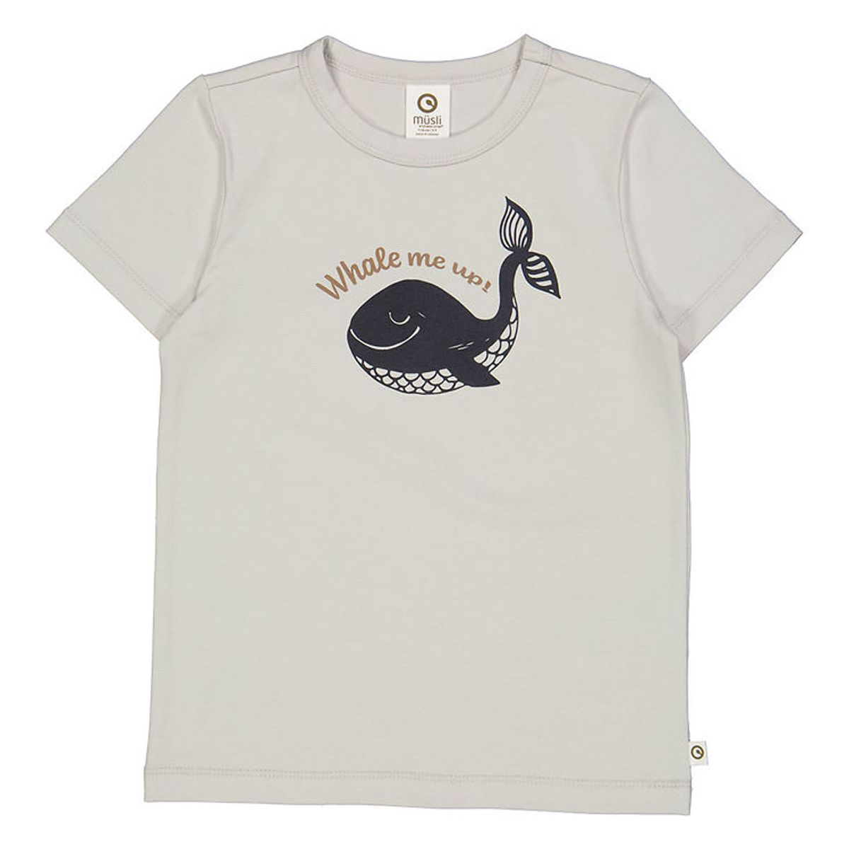 Müsli T-shirt - Whale - Soft Blue