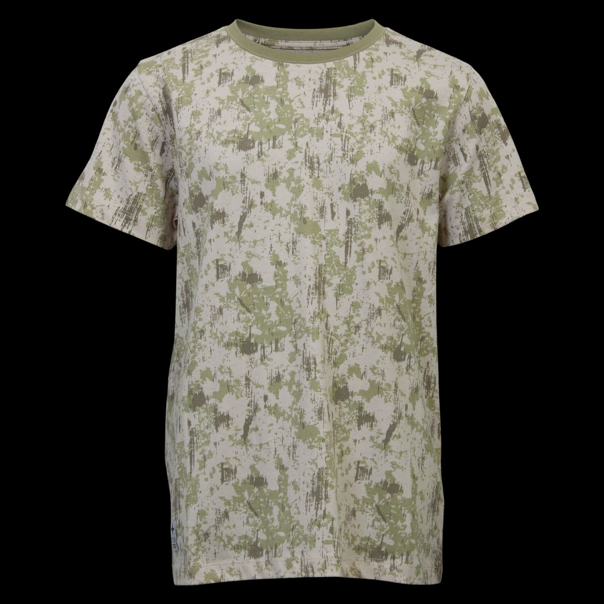 N.O.H.R. Doka Drenge T-shirt - P2 AOP Camou Olive - 134/140