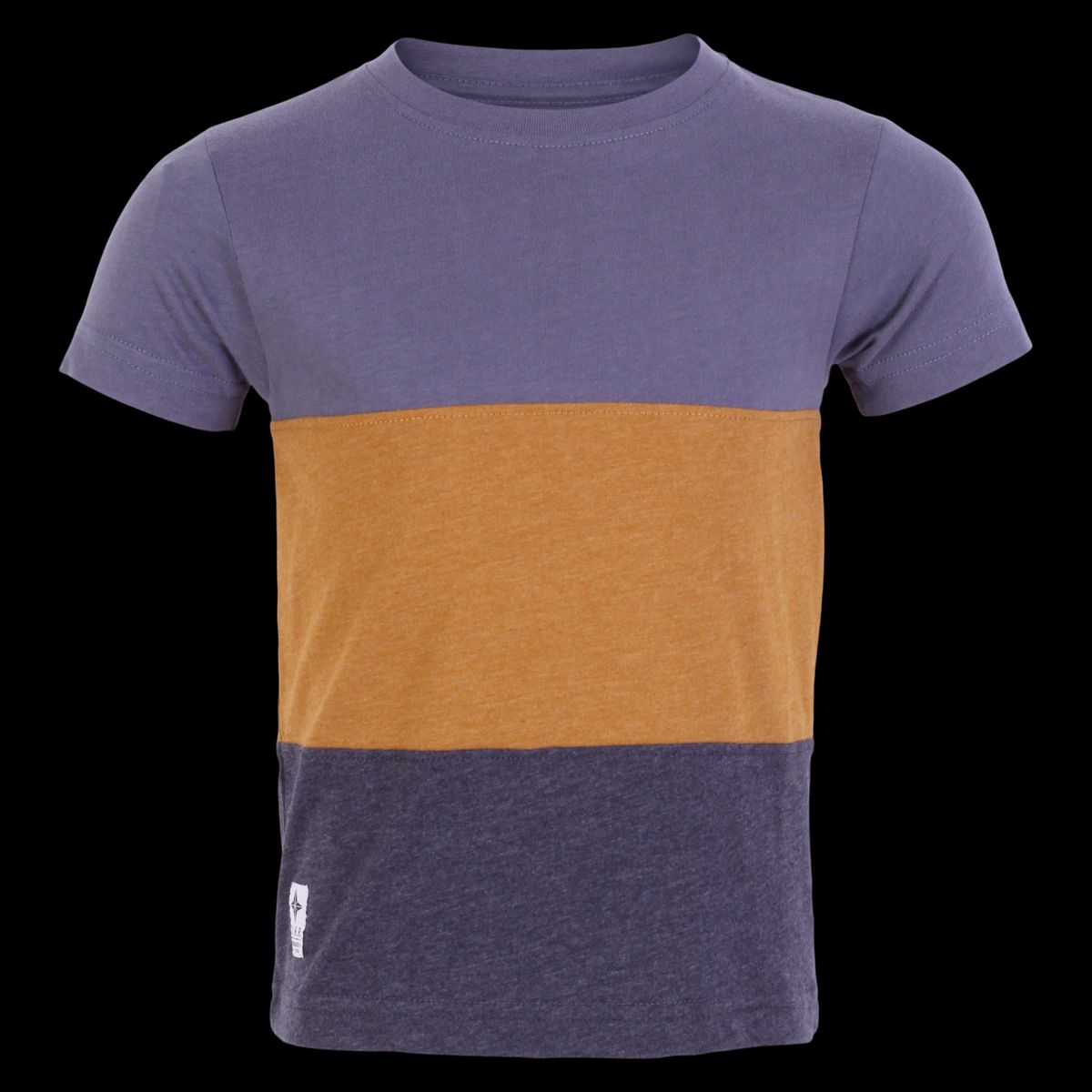 N.O.H.R. Drenge T-shirt - Mustard Block - 110/116