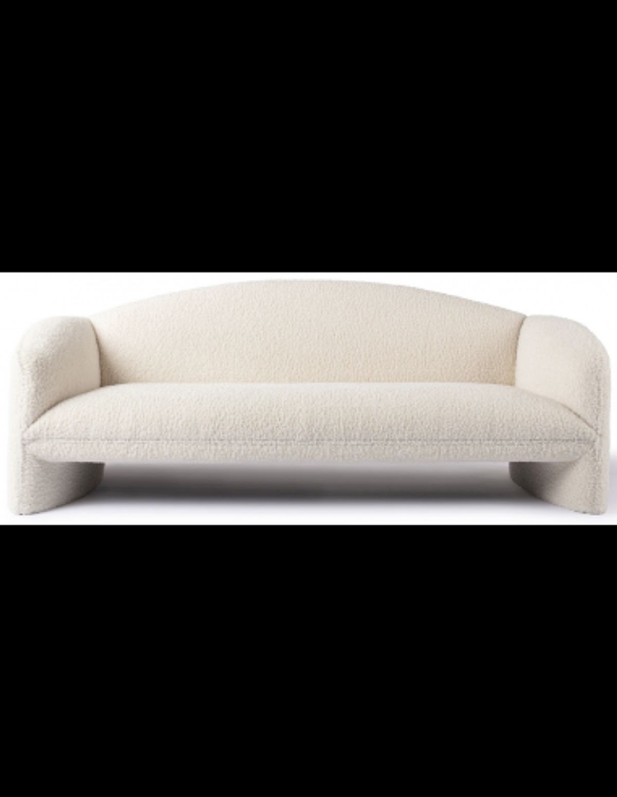 NACHII 3-Personers sofa i plys polyester B234 cm - Beige