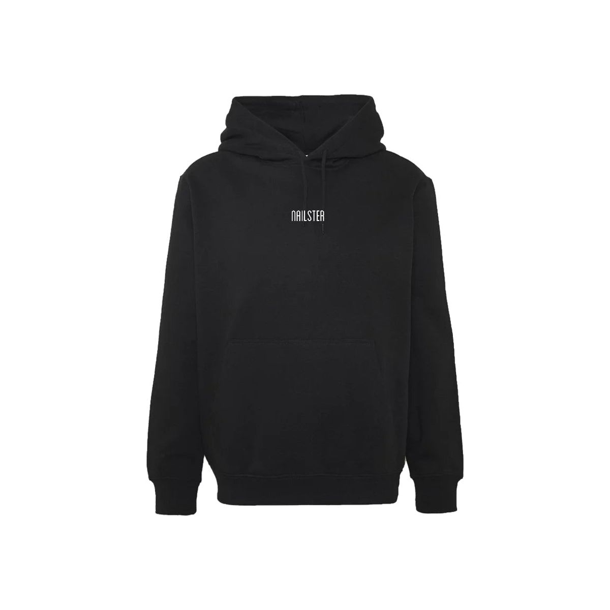 Nailster Hoodie Sort - L