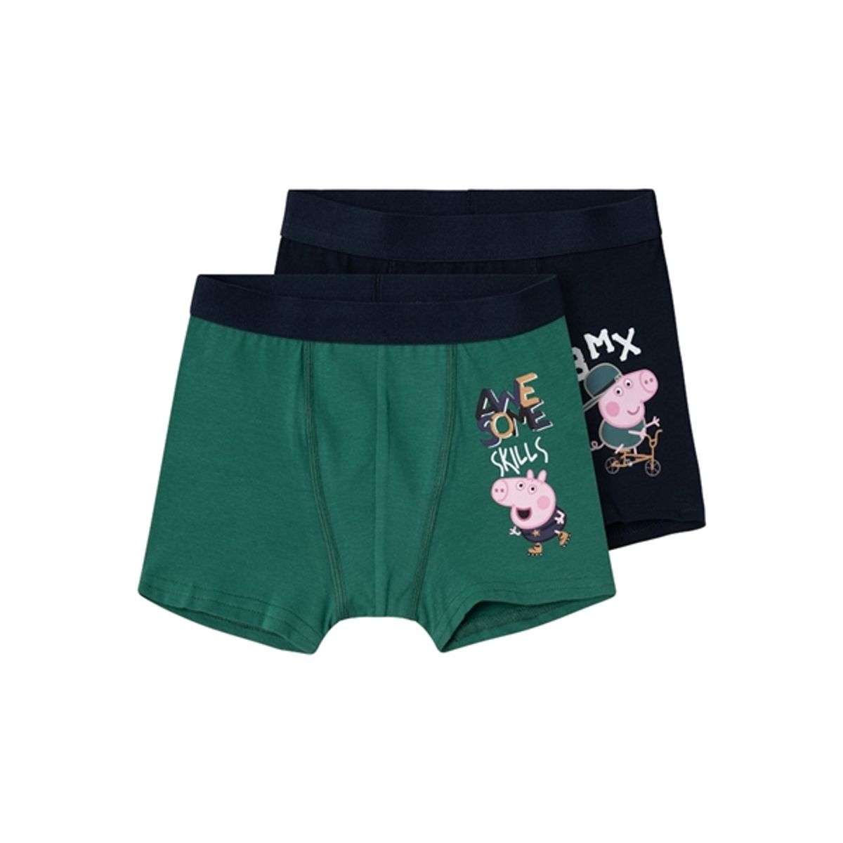 NAME IT 2-Pak Gustav Gris Boxershorts Jetsu Dark Sapphire