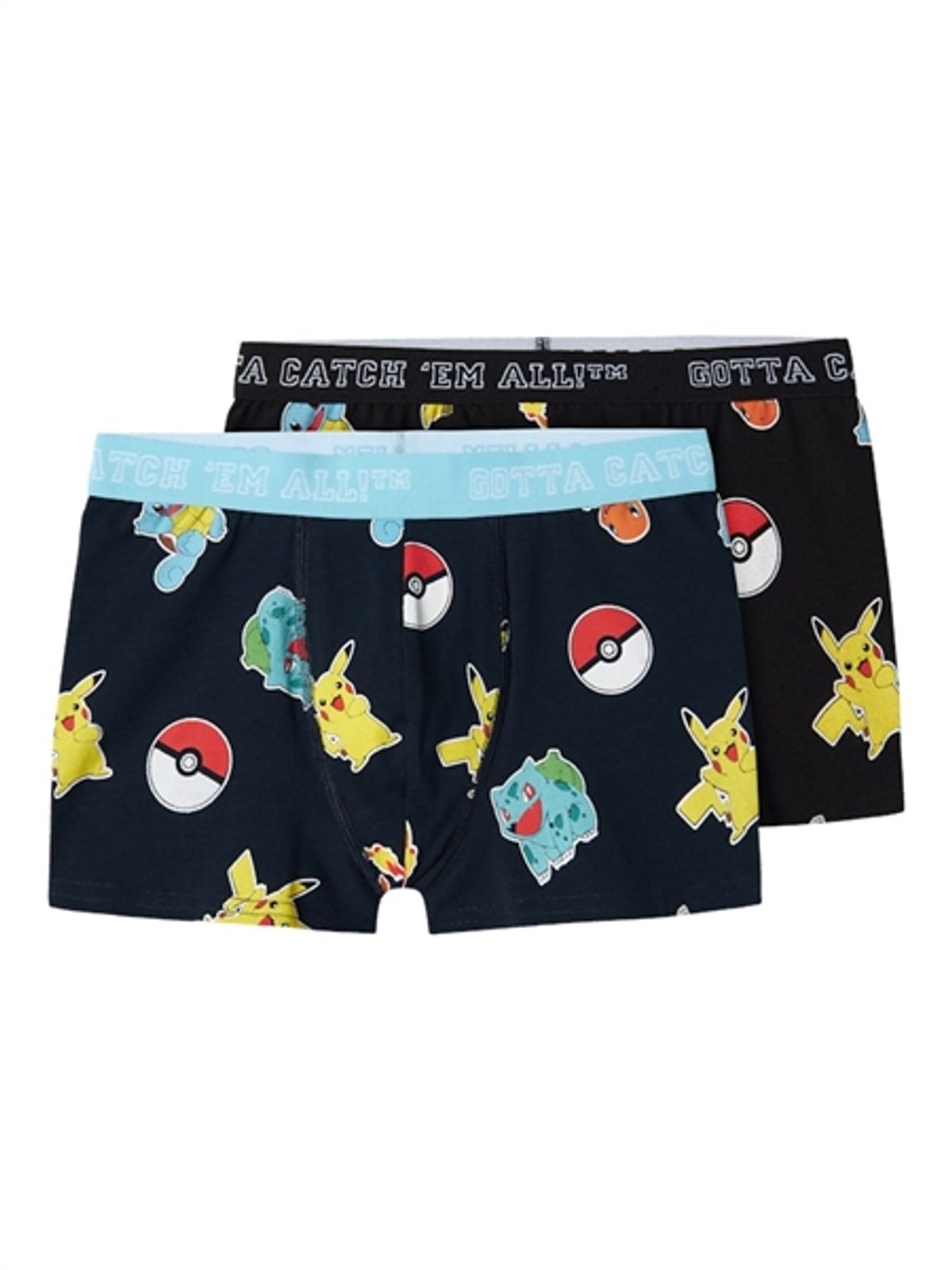 NAME IT 2-Pak Pokemon Boxershorts Asgar Black