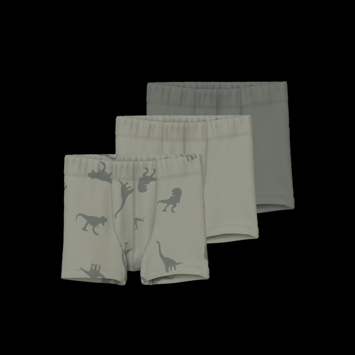 NAME IT 3-Pak Boxershorts Dino Agave Green