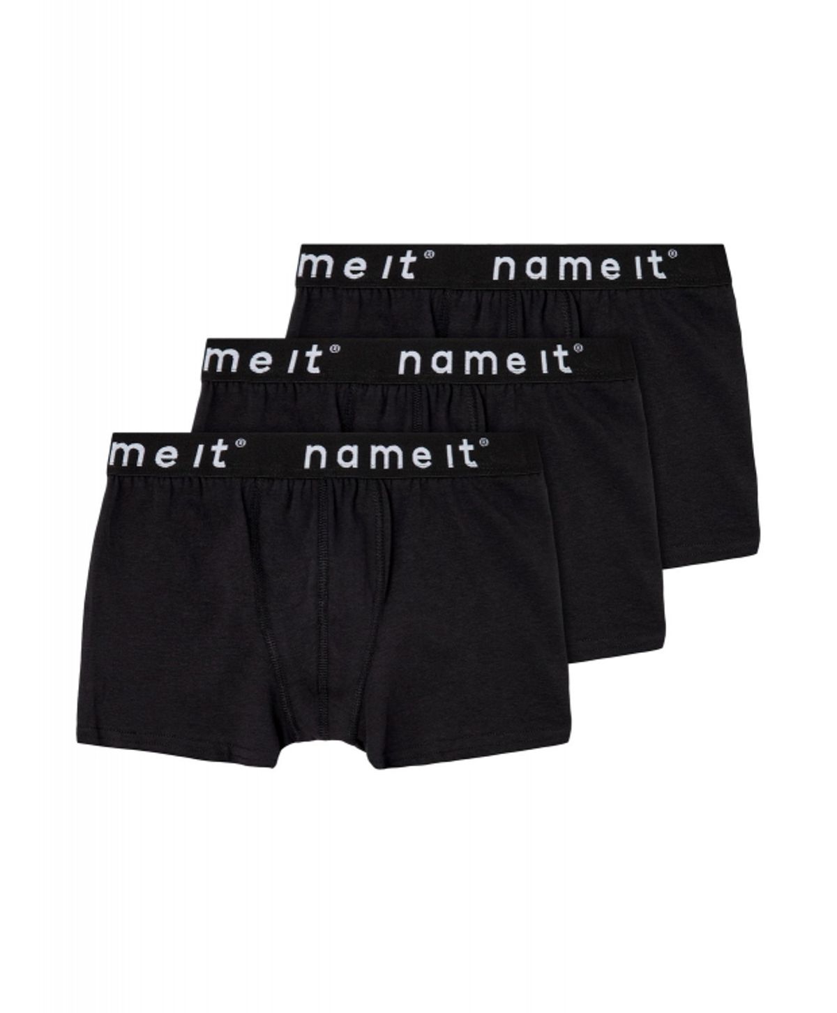 Name it 3-pak boxershorts/underbukser sort til drenge