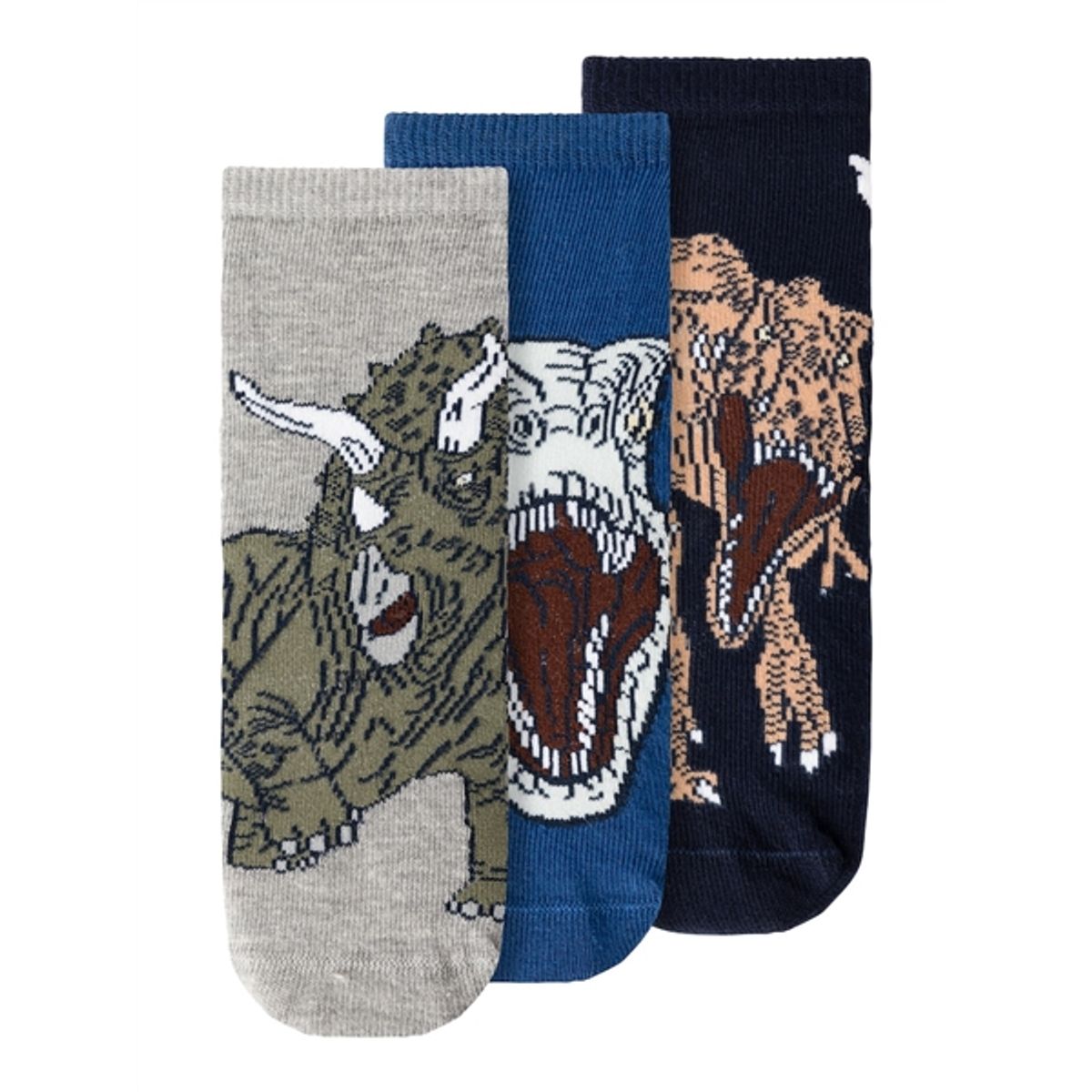 NAME IT 3-Pak Jurassic Park Strømper Maclin Dark Sapphire