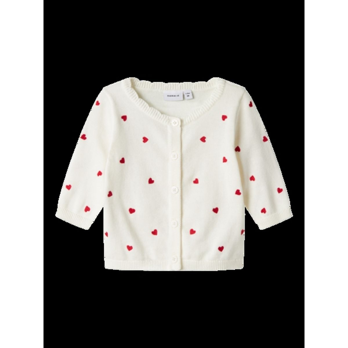 NAME IT Baby Strik Cardigan Fisilly Cloud Dancer