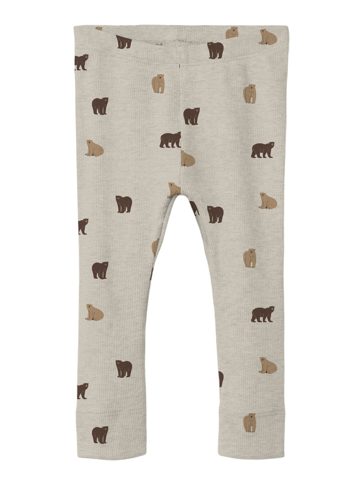 Name It Dabu Leggings - Peyote Melange / Bear - 50 cm