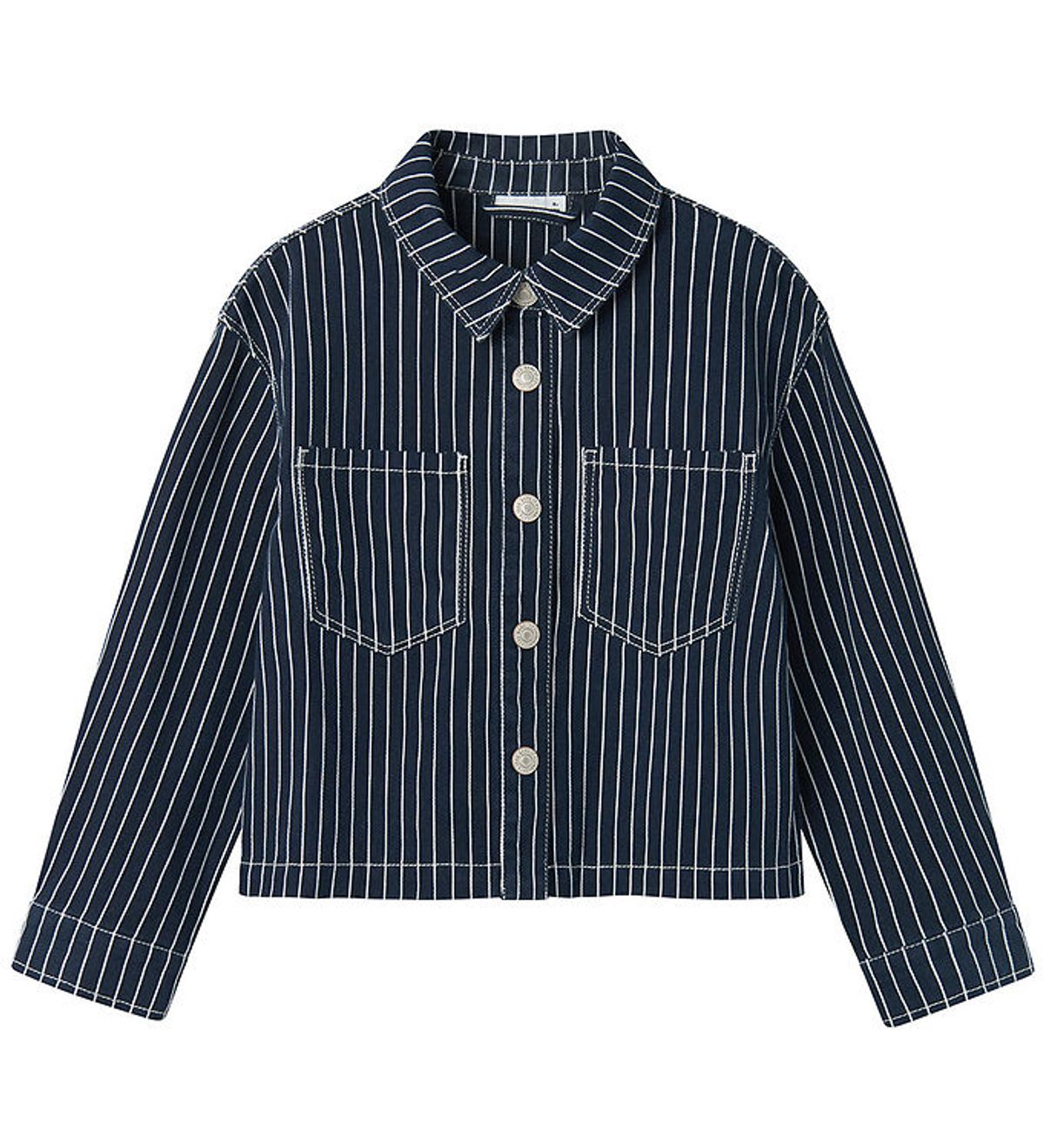 Name It Denimjakke - NkfZoe - Navy Blazer Stripes