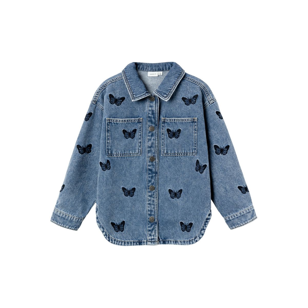 Name It Felly Denim Jacket - Medium Blue Denim - 80 cm