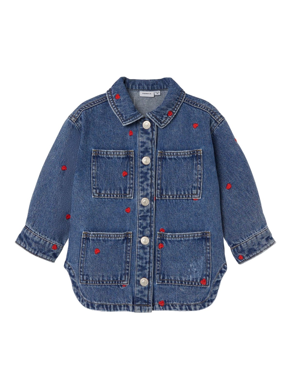 Name It Kathy Denim Jacket - Medium Blue Denim - 80 cm