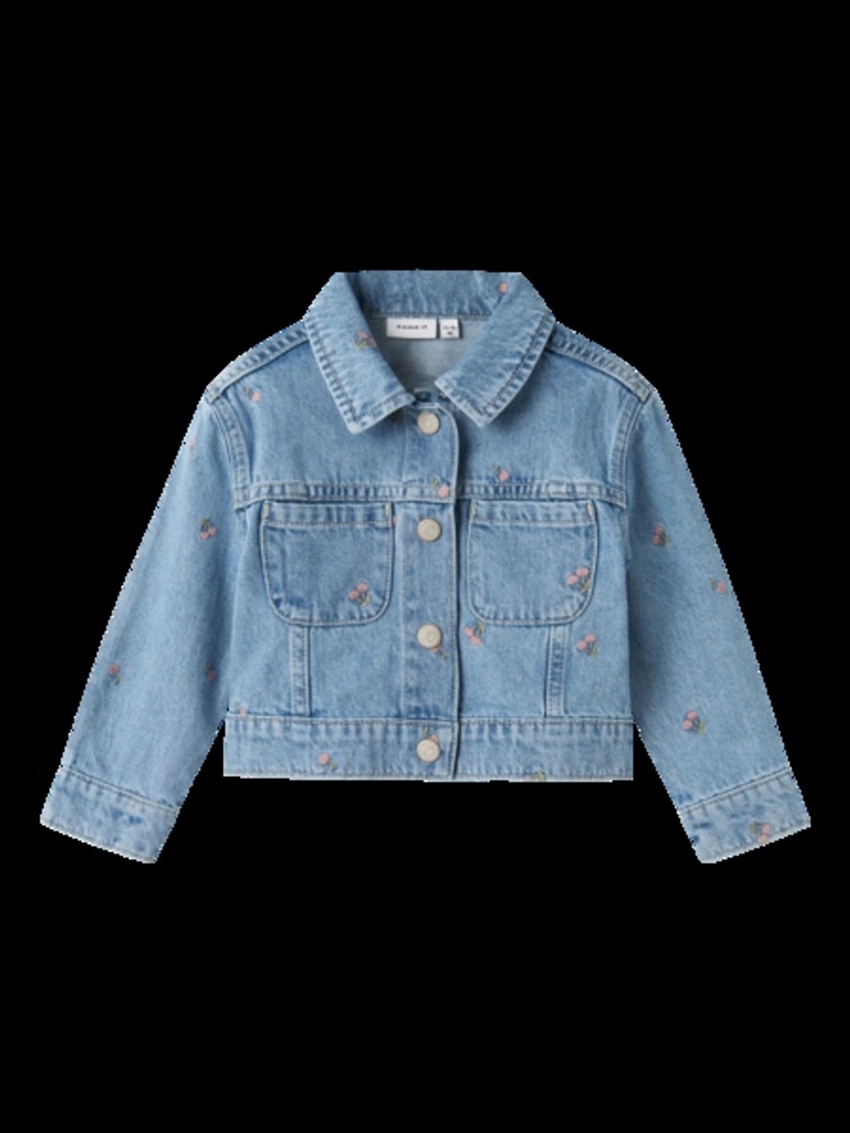 NAME IT Kirsebær Denimjakke Piper Light Blue Denim