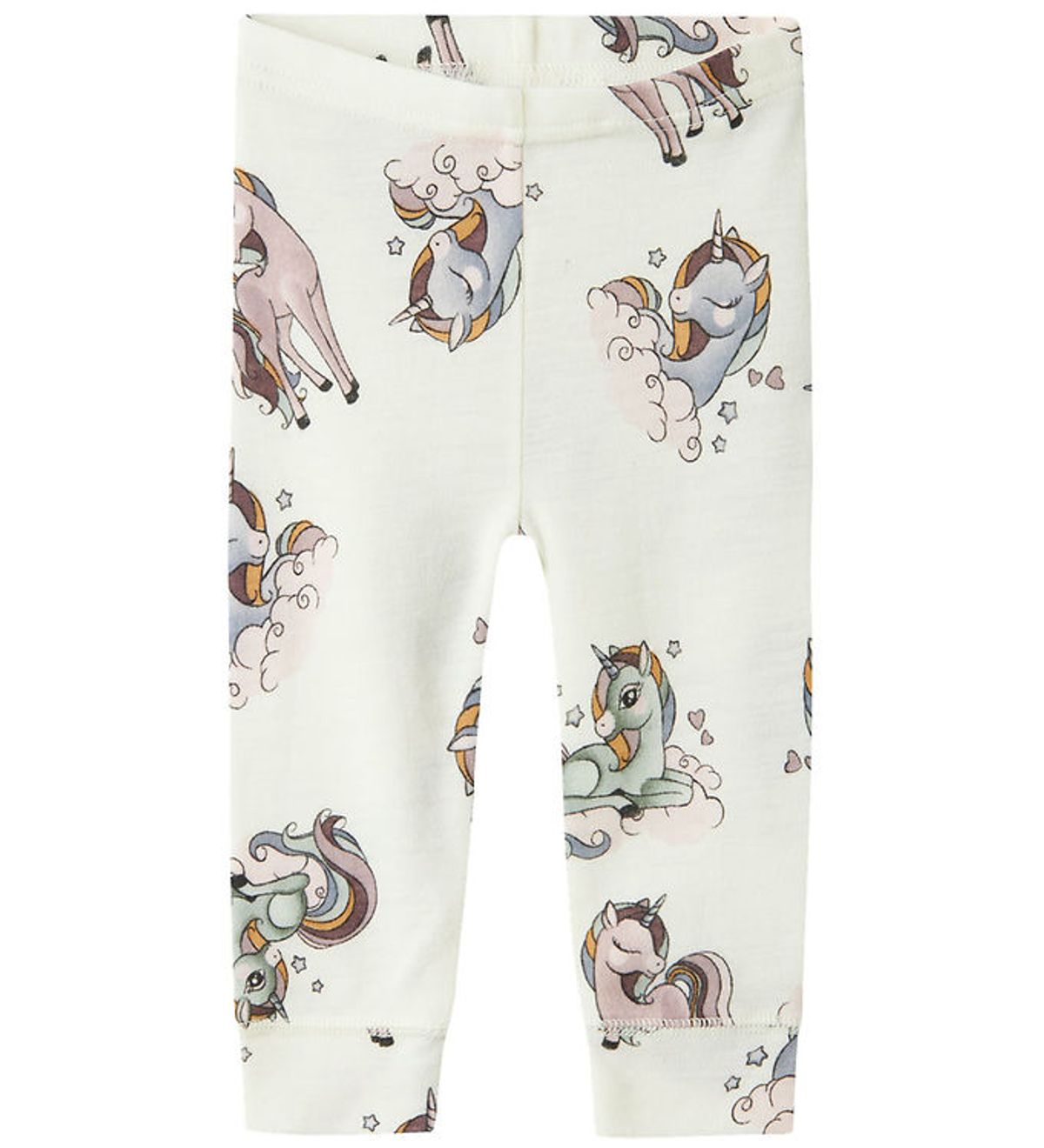 Name It Leggings - Uld - NbfWillitus - Snow White m. Enhjørninge