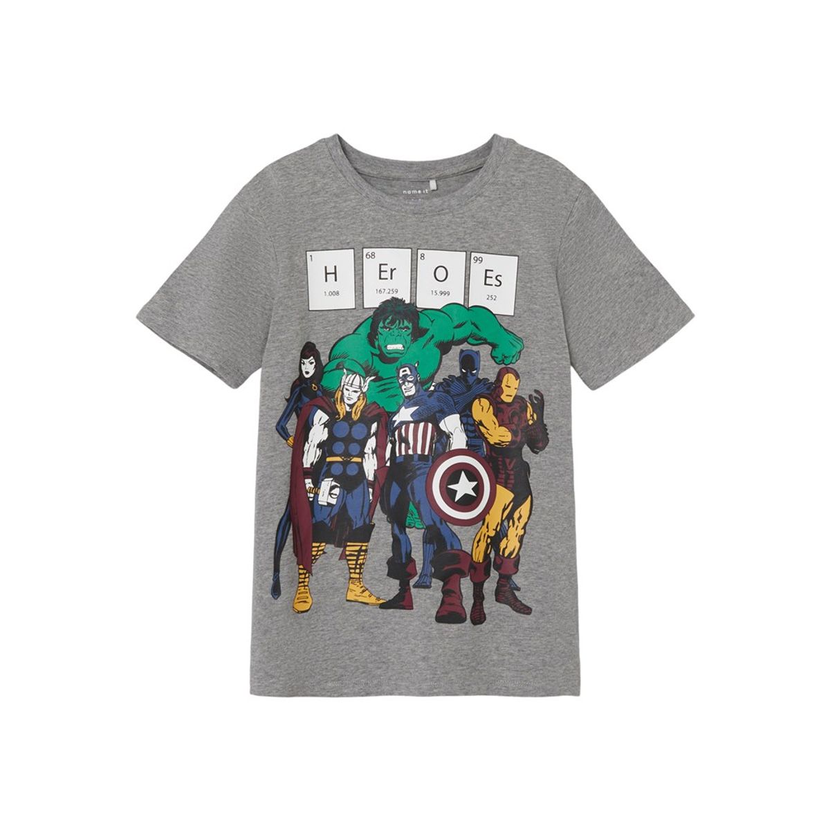 NAME IT Marvel T-shirt Niklas Grey Melange