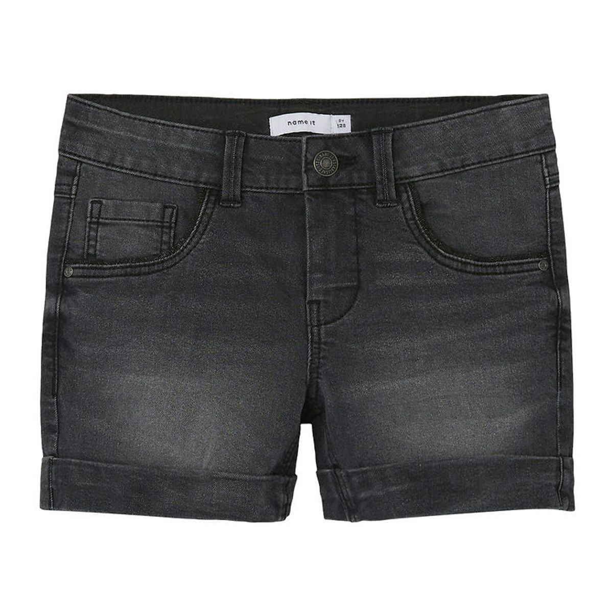 Name It Shorts - NkfRose - Dark Grey Denim