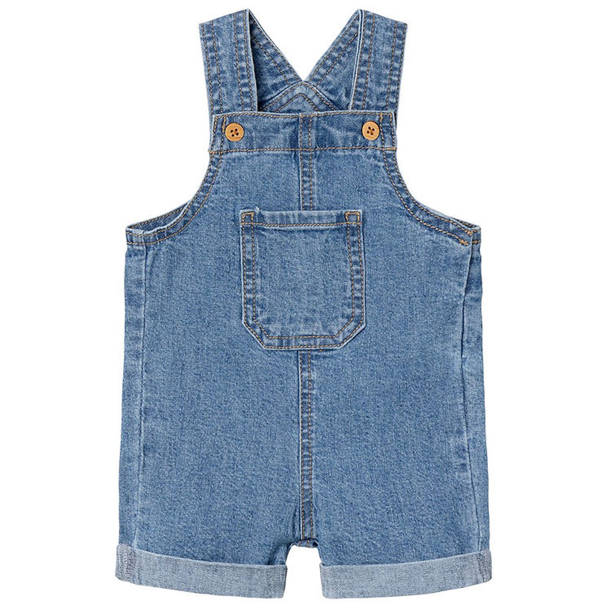 Name It Smækbukser - Hør/Bomuld - NbmLou - Medium Blue Denim