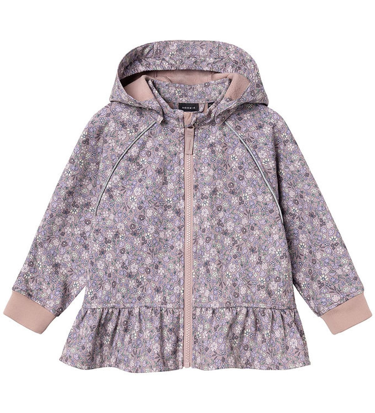 Name It Softshelljakke m. Fleece - NmfAlfa08 - Deauville Mauve m