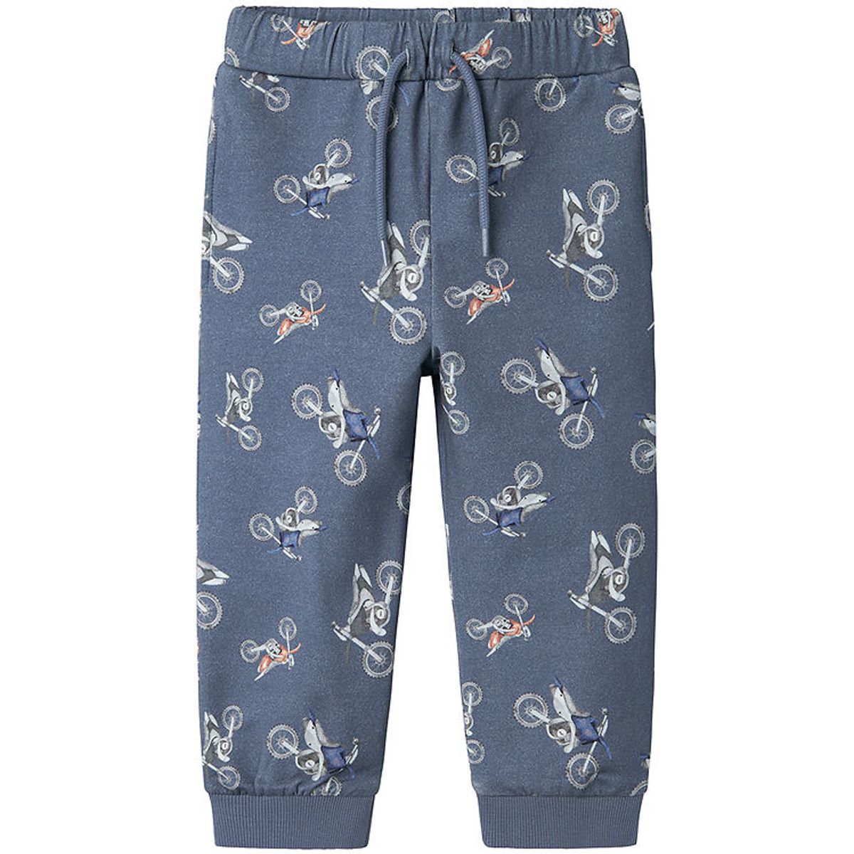 Name It Sweatpants - NmmTrille - China Blue m. Motorcykel