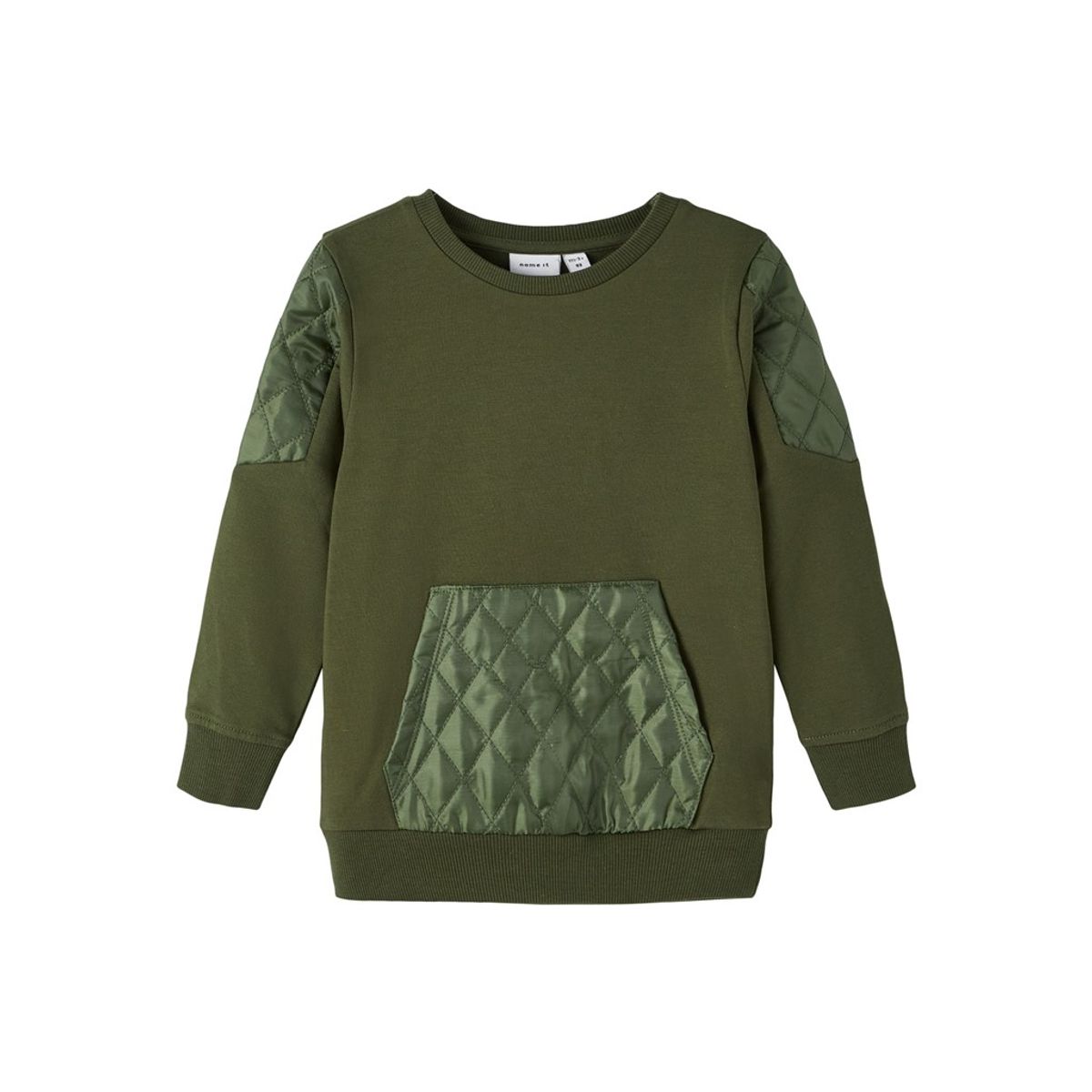 NAME IT Sweatshirt Leslie Rifle Green