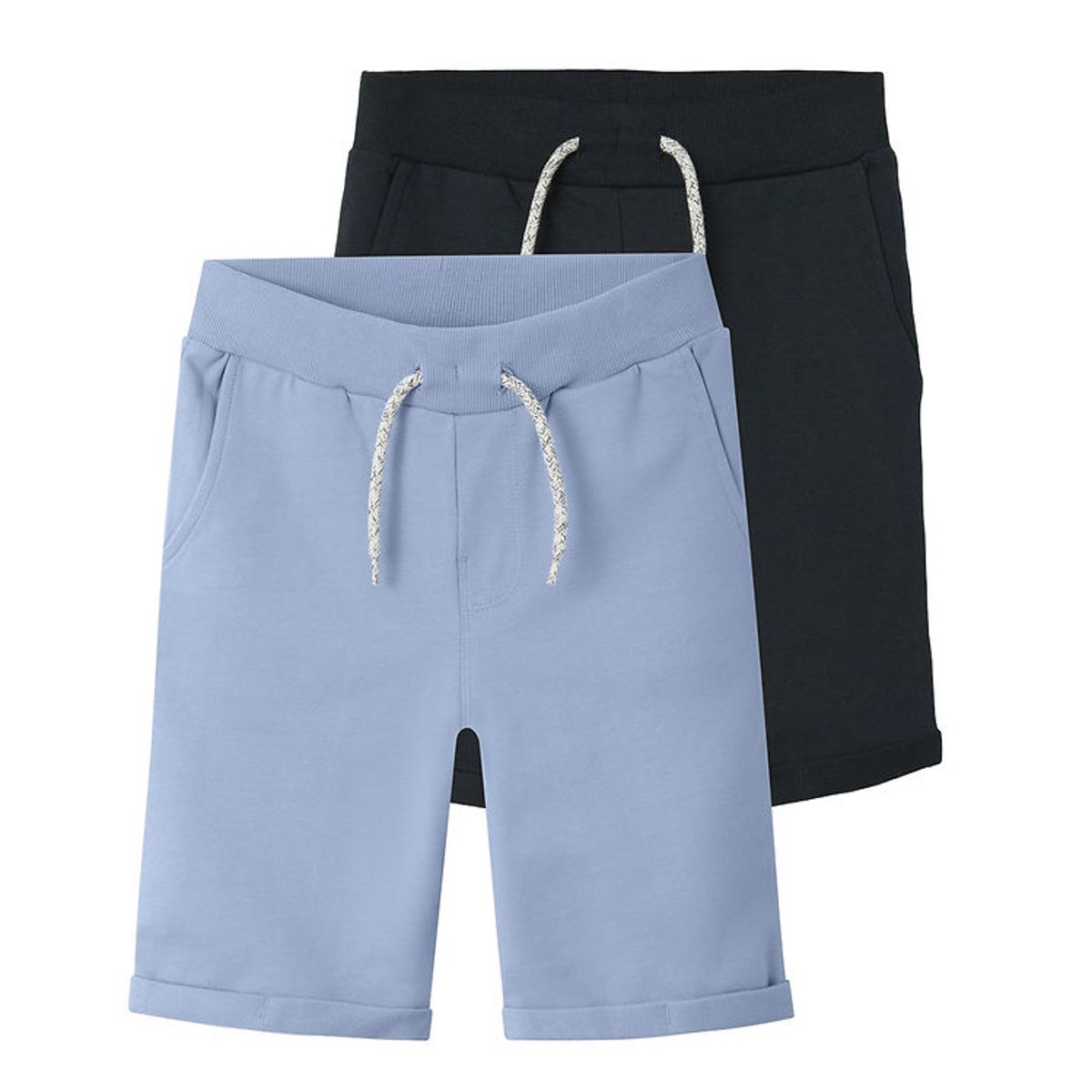 Name It Sweatshorts - NkmVermo - 2-pak - Chambray Blue