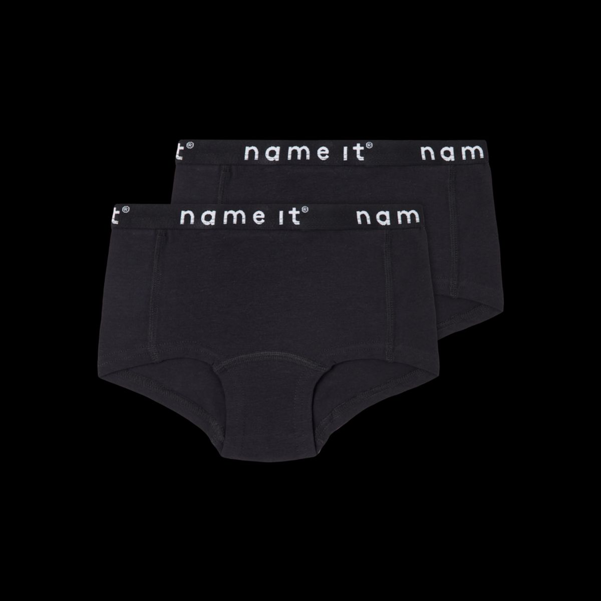 NAME IT T 2-Pak Hipsters Black